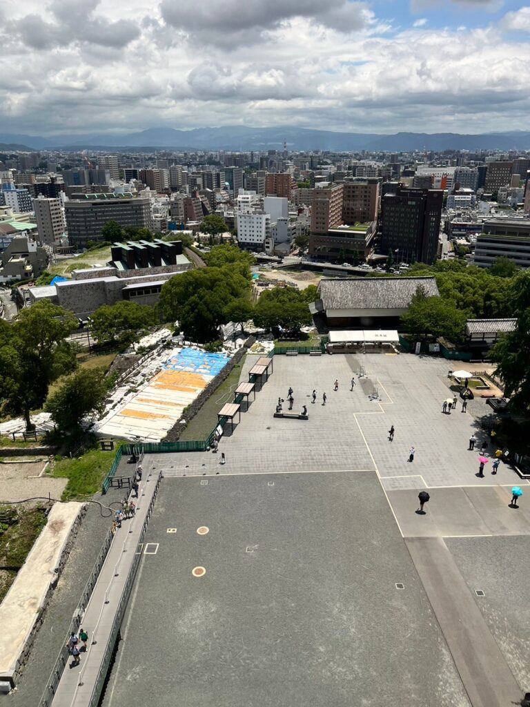 熊本城展望