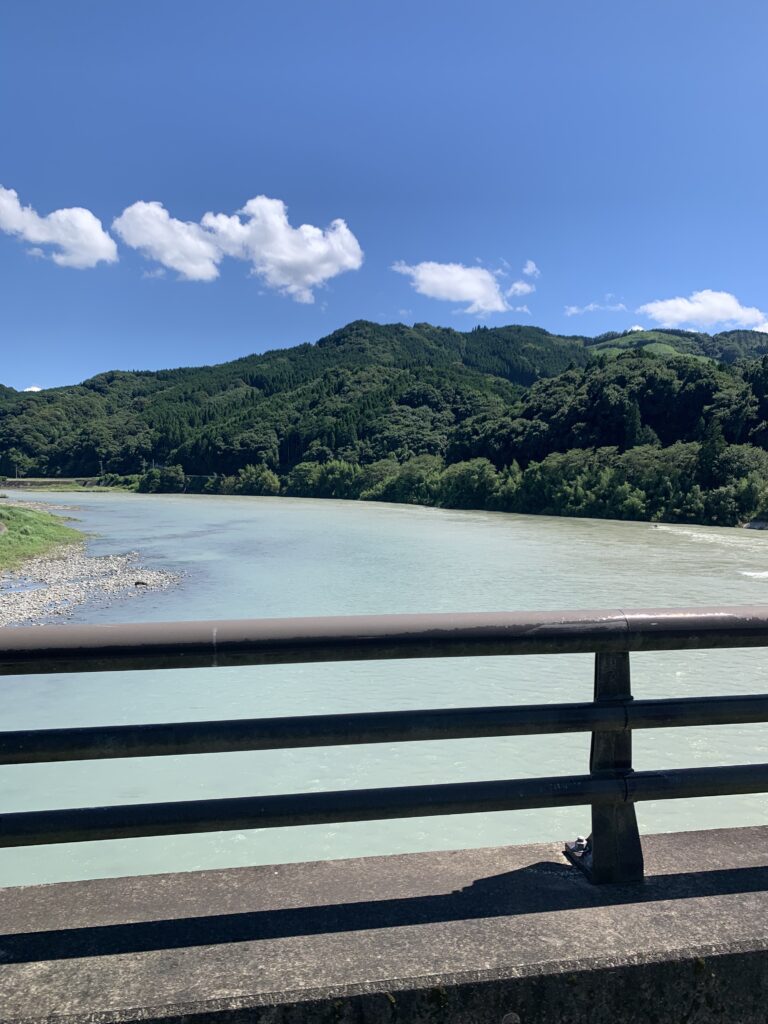 紅取橋からの球磨川