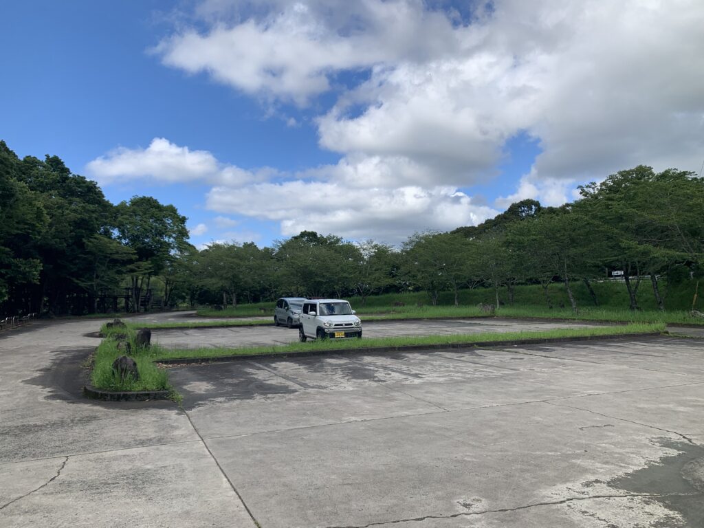 曾木発電所遺構駐車場