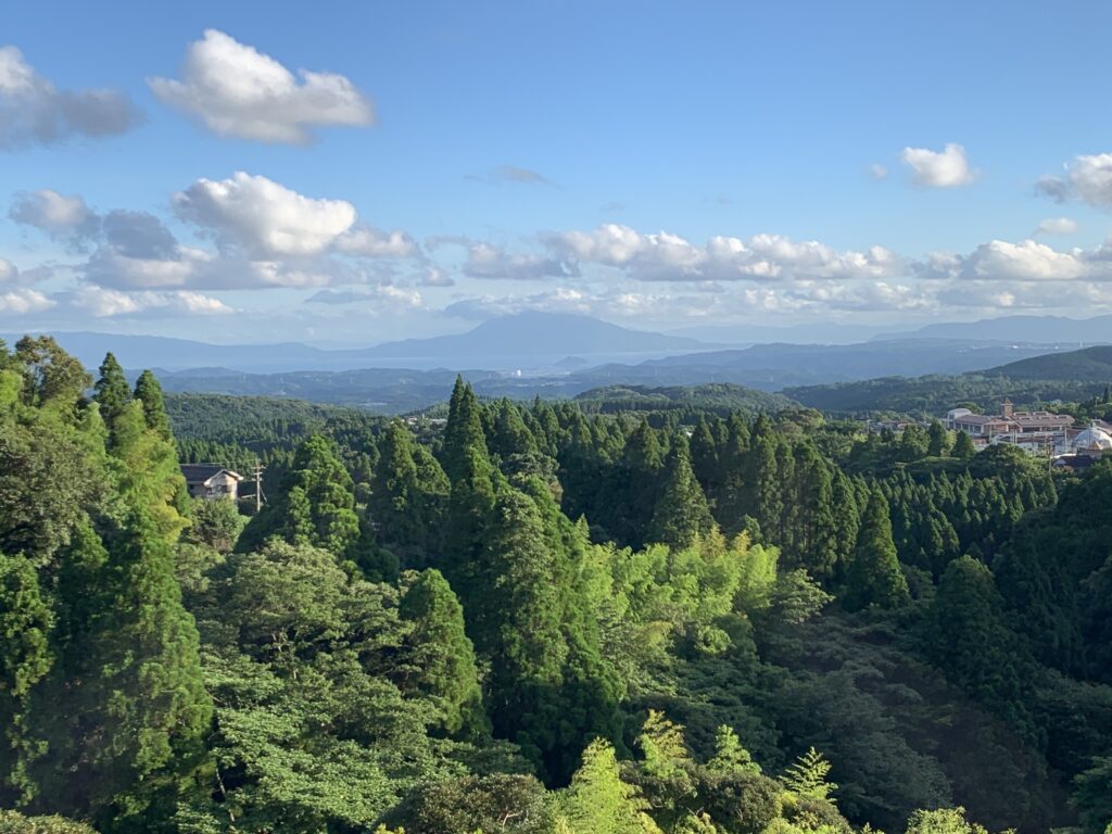 霧島観光ホテルからの眺め