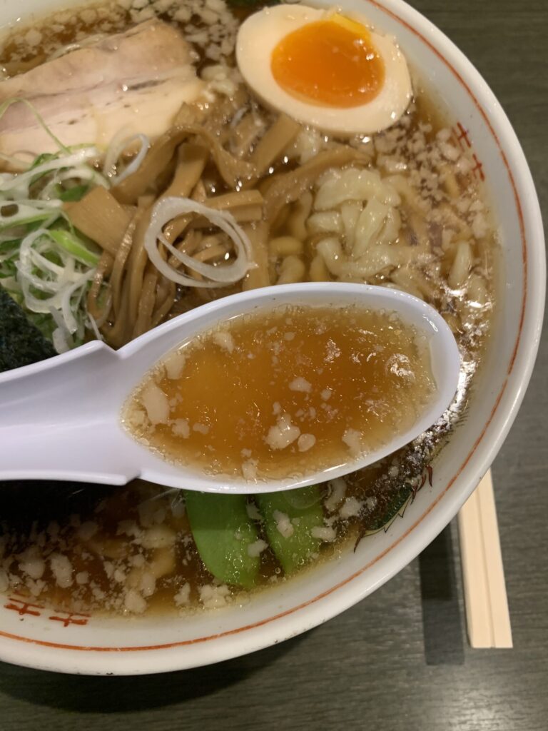 中華そば太平楽泉店朝ラー太麵大 スープ