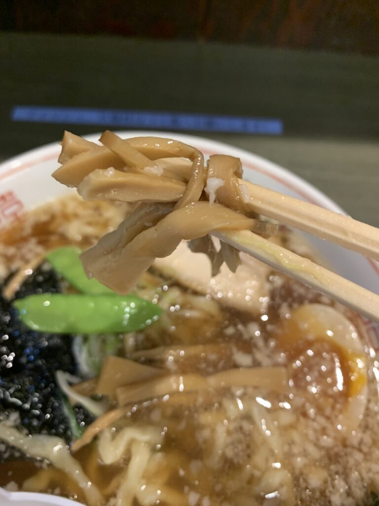 中華そば太平楽泉店朝ラー太麵大 メンマ