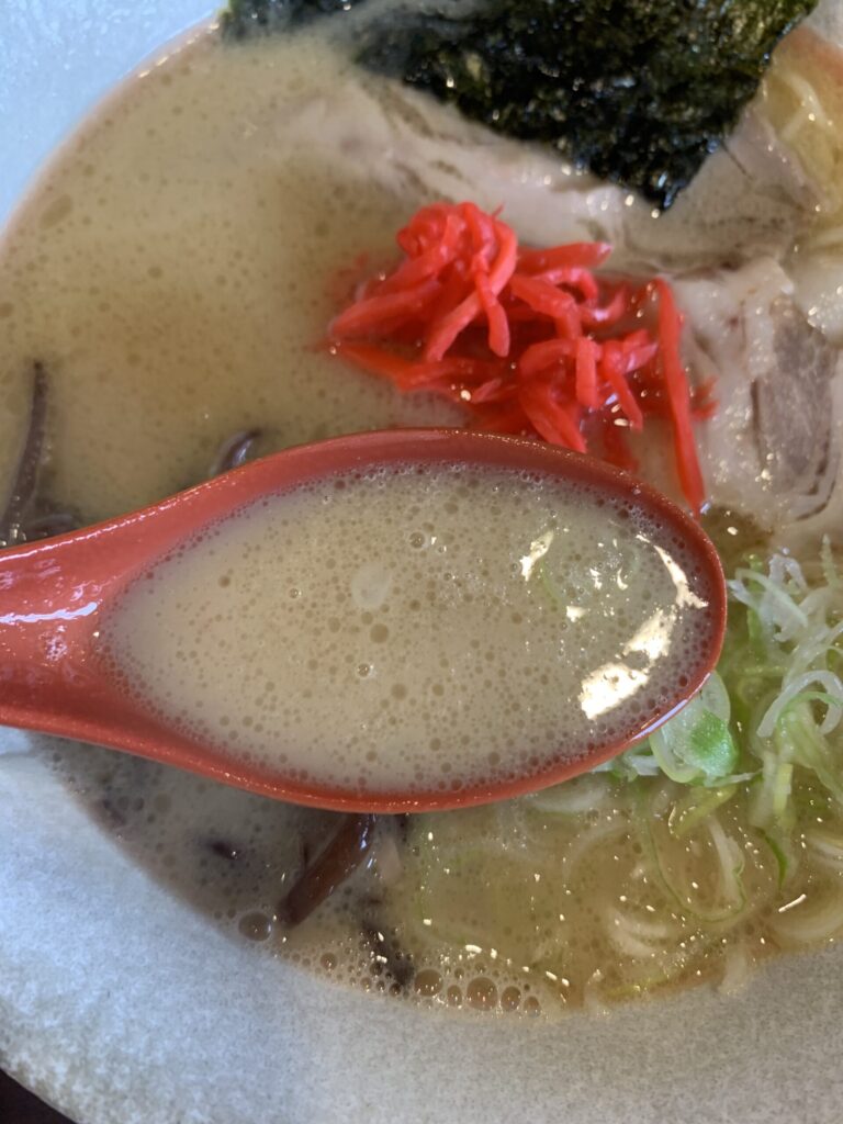 松島とんこつラーメン一番堂熊本とんこつスープ