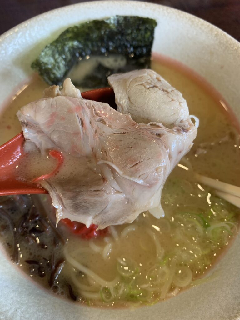 松島とんこつラーメン一番堂熊本とんこつチャーシュー