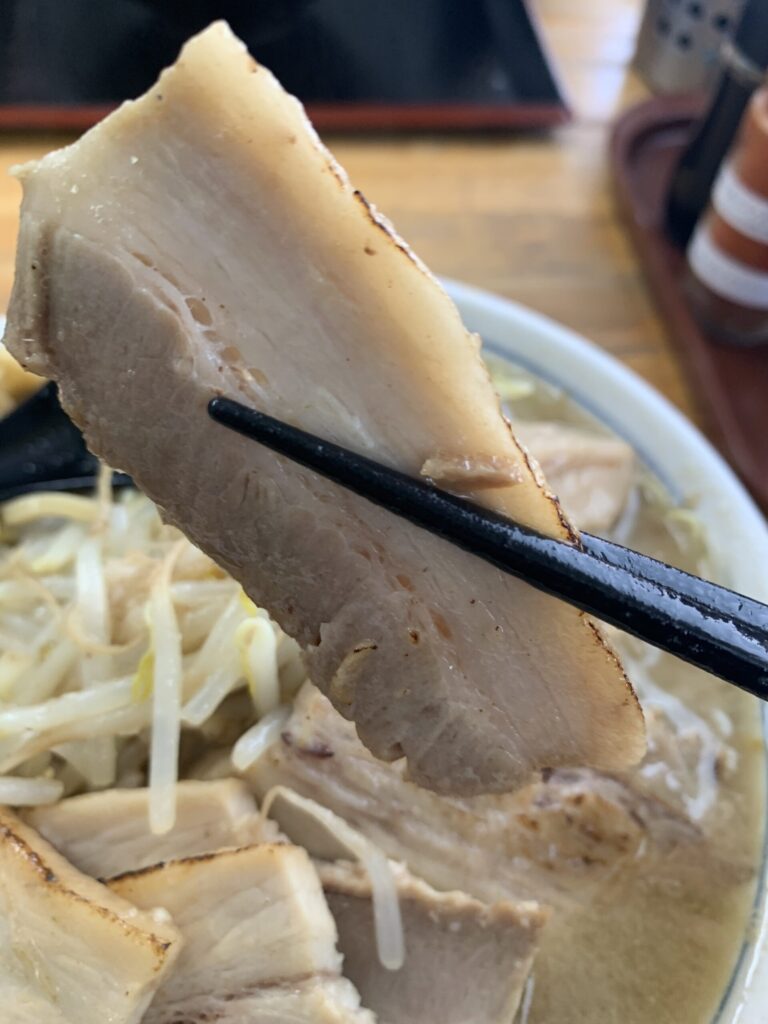魔界ラーメン月光男峠チャーシュー