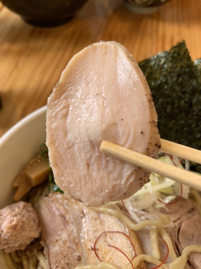 らぁ麺09。 鶏チャーシュー
