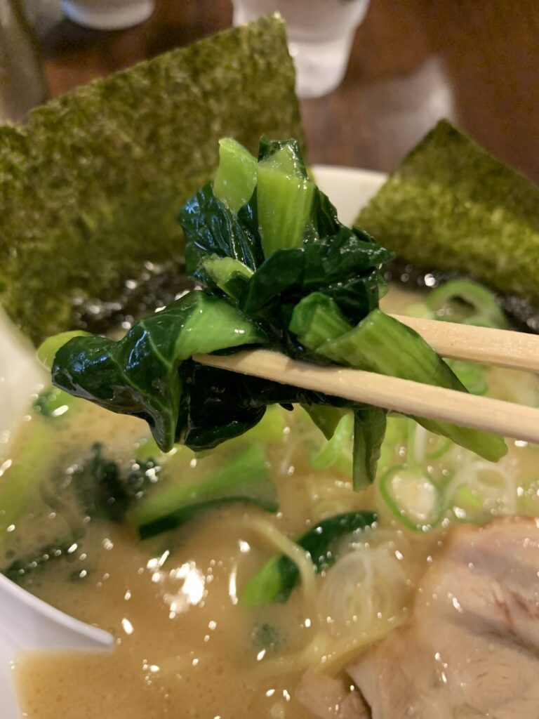 らーめん堂仙台っ子泉店仙台っ子らーめん小松菜