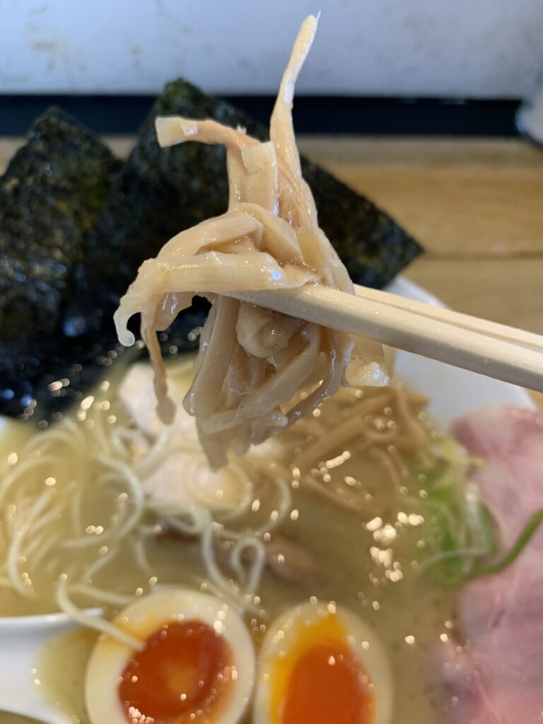いちむらの濃厚鶏そば塩メンマ