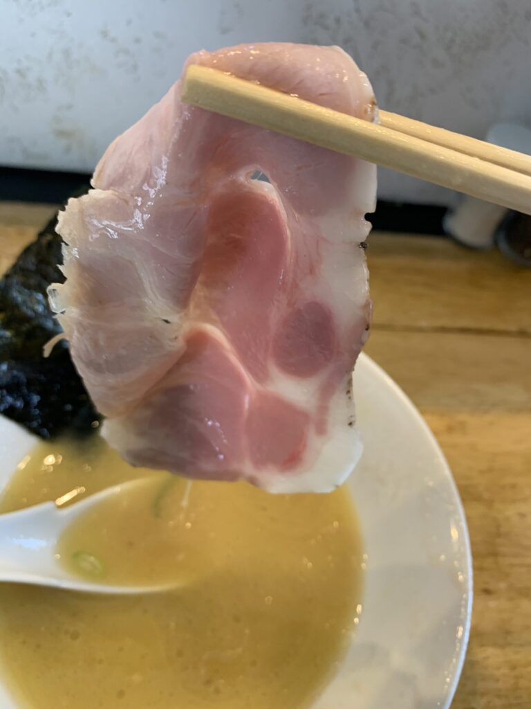 いちむらの濃厚鶏そば塩豚レアチャーシュー
