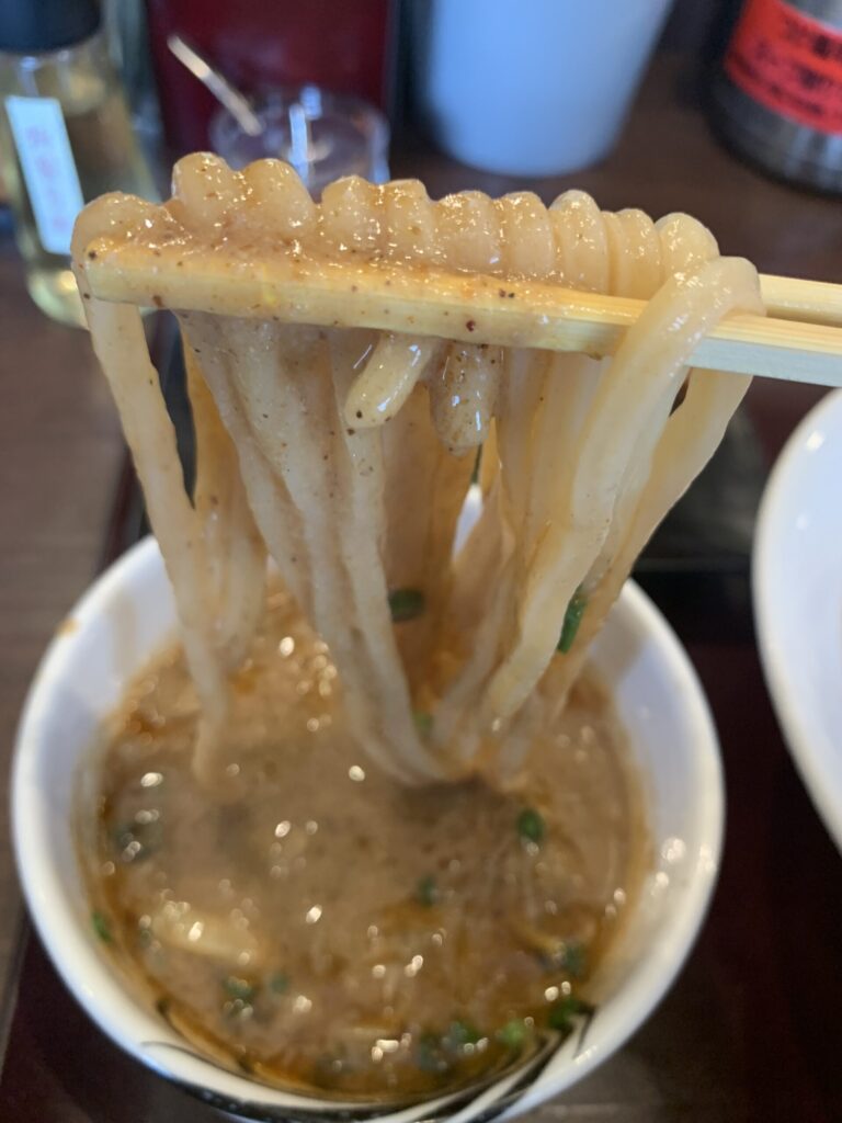 とがしの濃厚つけ麺白(海老)