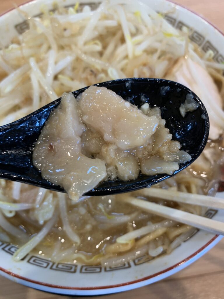 豚山仙台八本松店小ラーメンアブラ