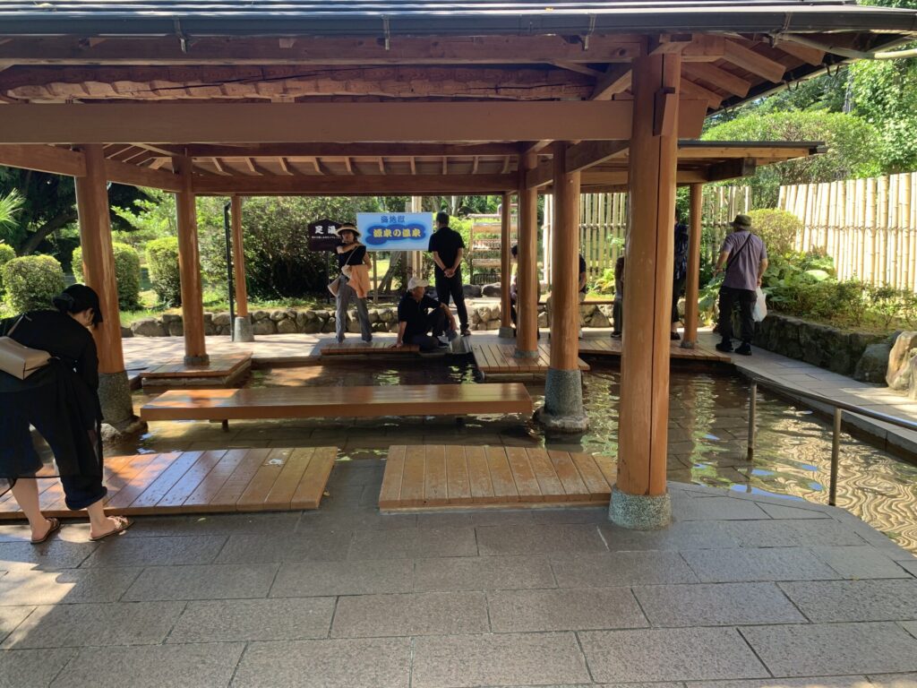海地獄足湯