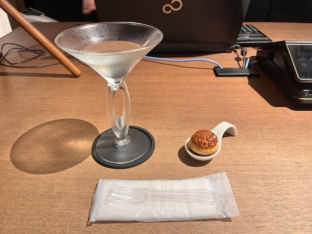 THE CHELSEA BREATHウェルカムドリンク、スイーツ