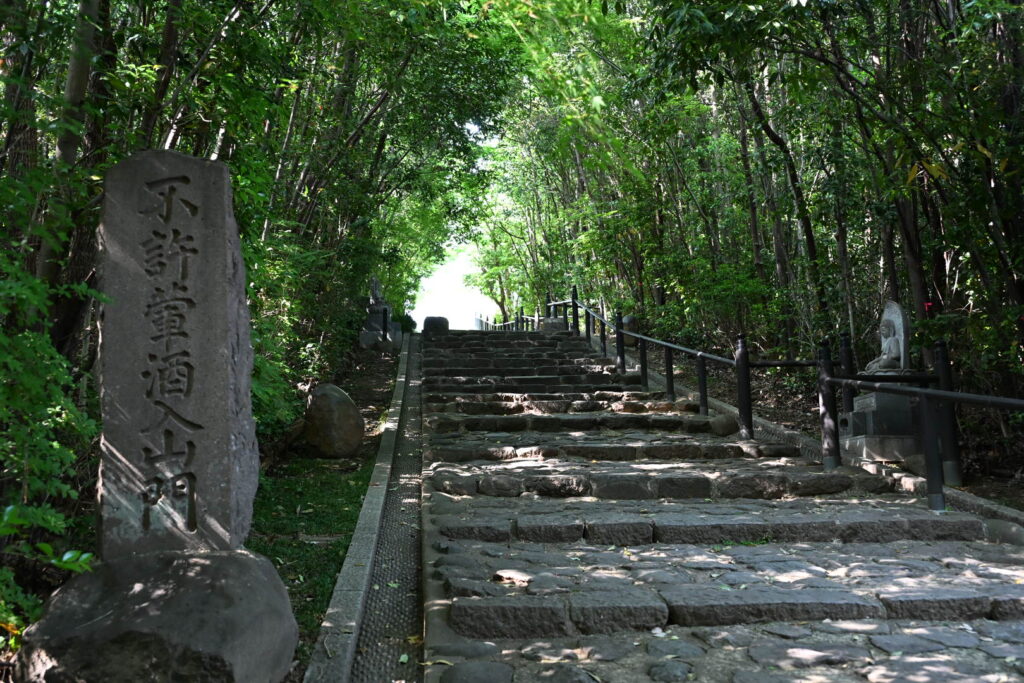 輪王寺参道階段