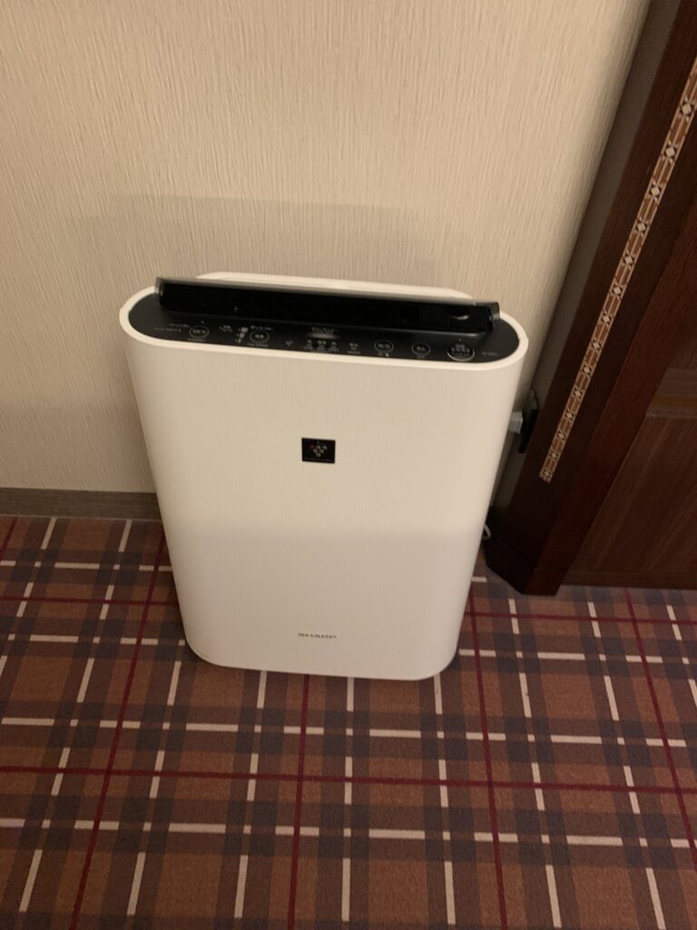 ホテルモントレ福岡空気清浄機