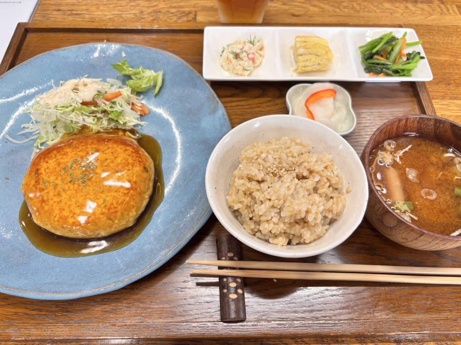 Rice fieldトーフハンバーグセット