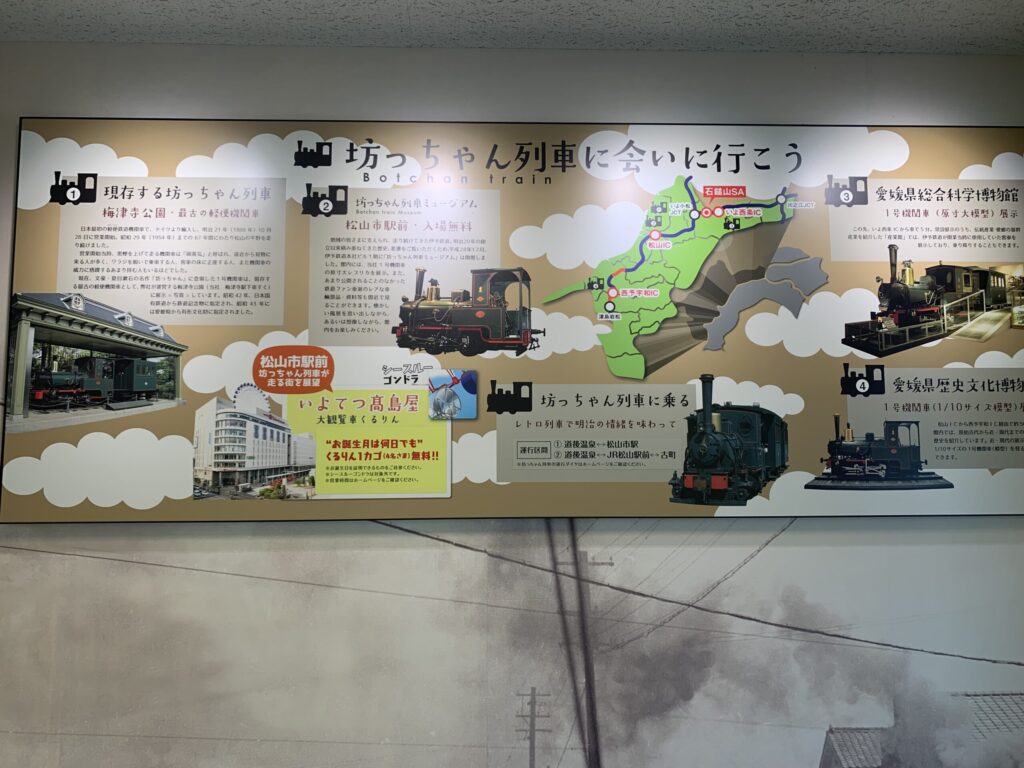 浪漫停車場坊ちゃん列車ギャラリー石鎚