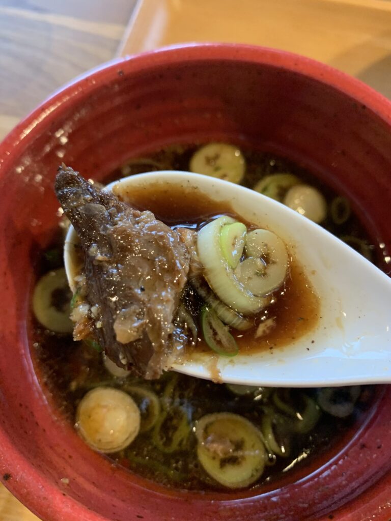 自家製麺風夏 味玉つけ麵 スープ