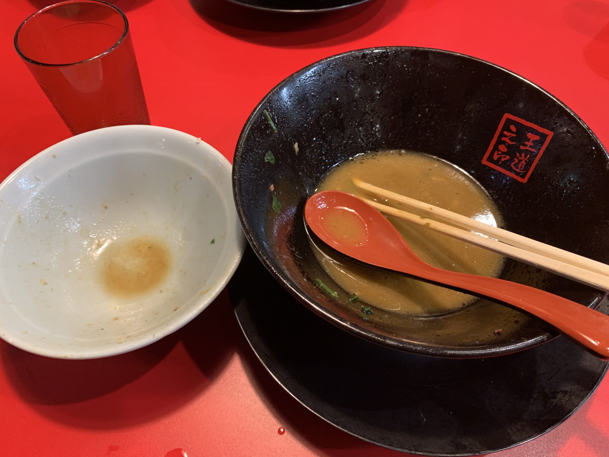 王道家直系 鬼道家 鬼道家ラーメン 完食