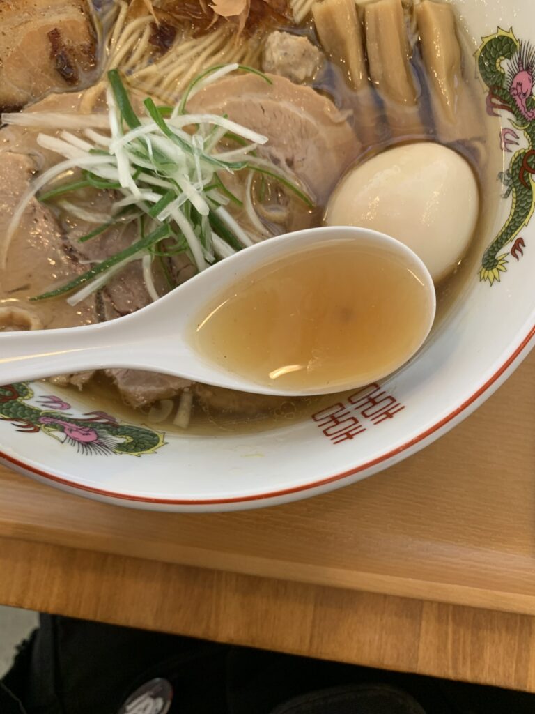 自家製麺風夏 特製鰹だし中華そば スープ