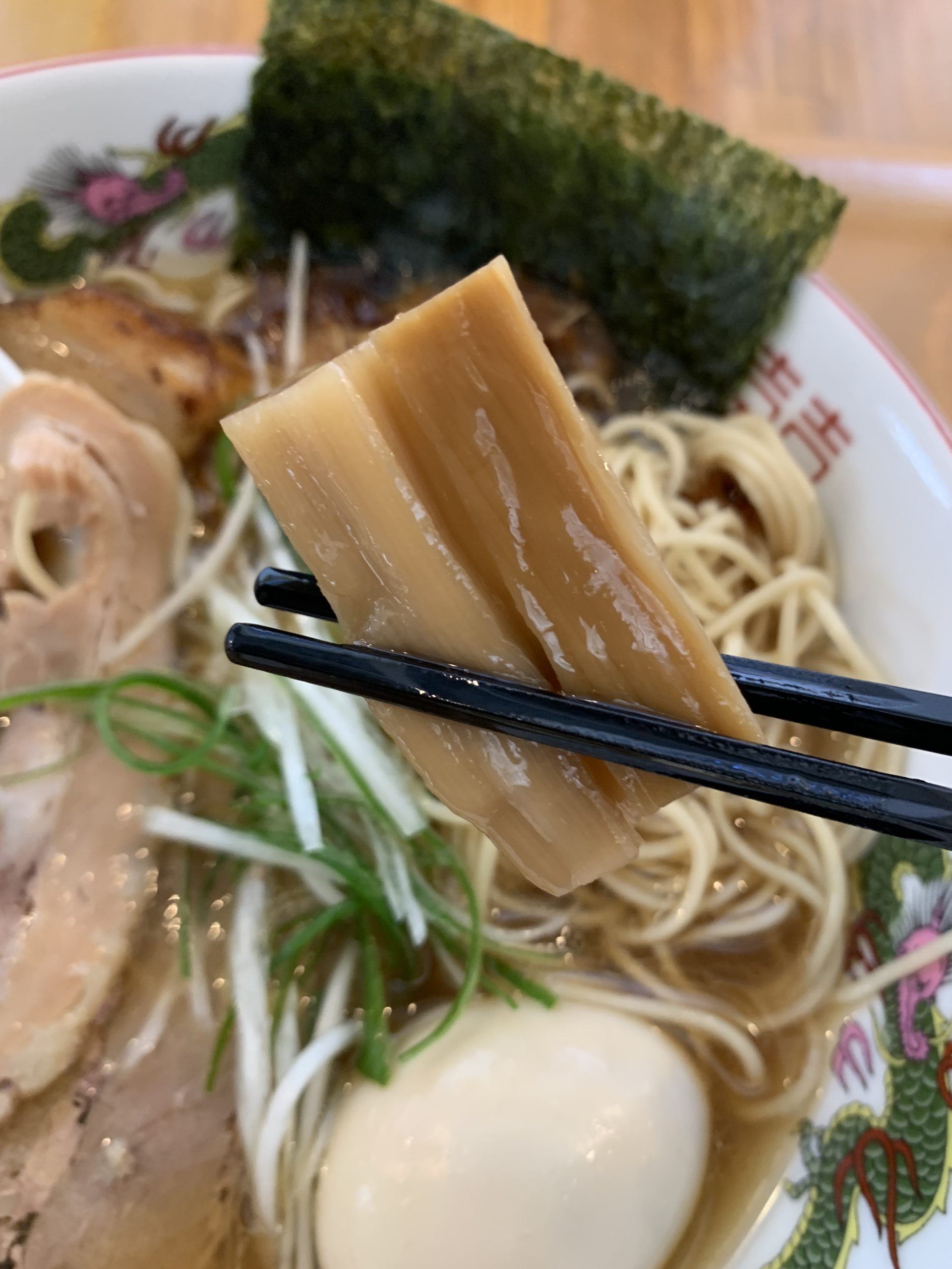 自家製麺風夏 特製鰹だし中華そば メンマ