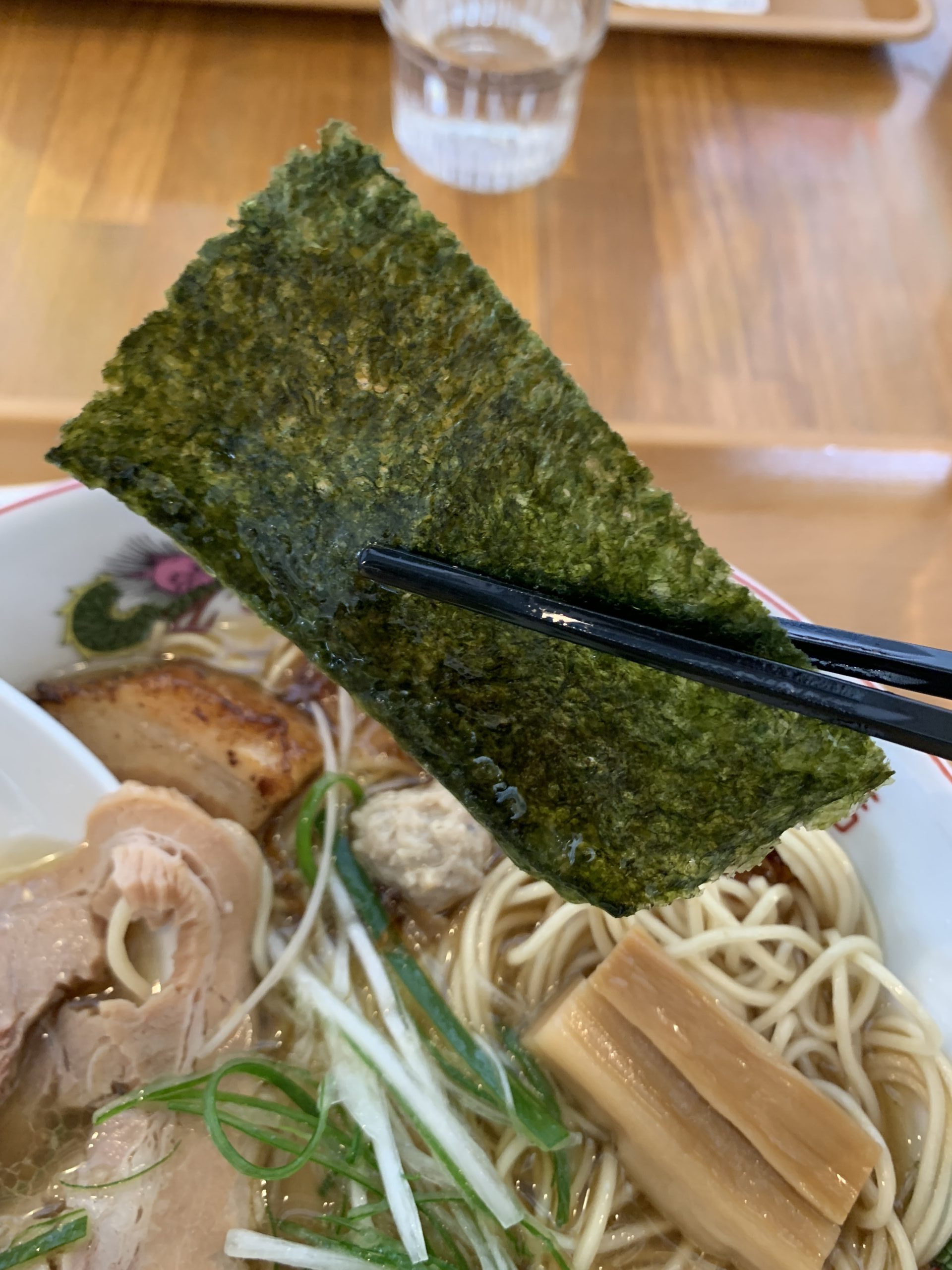 自家製麺風夏 特製鰹だし中華そば 海苔