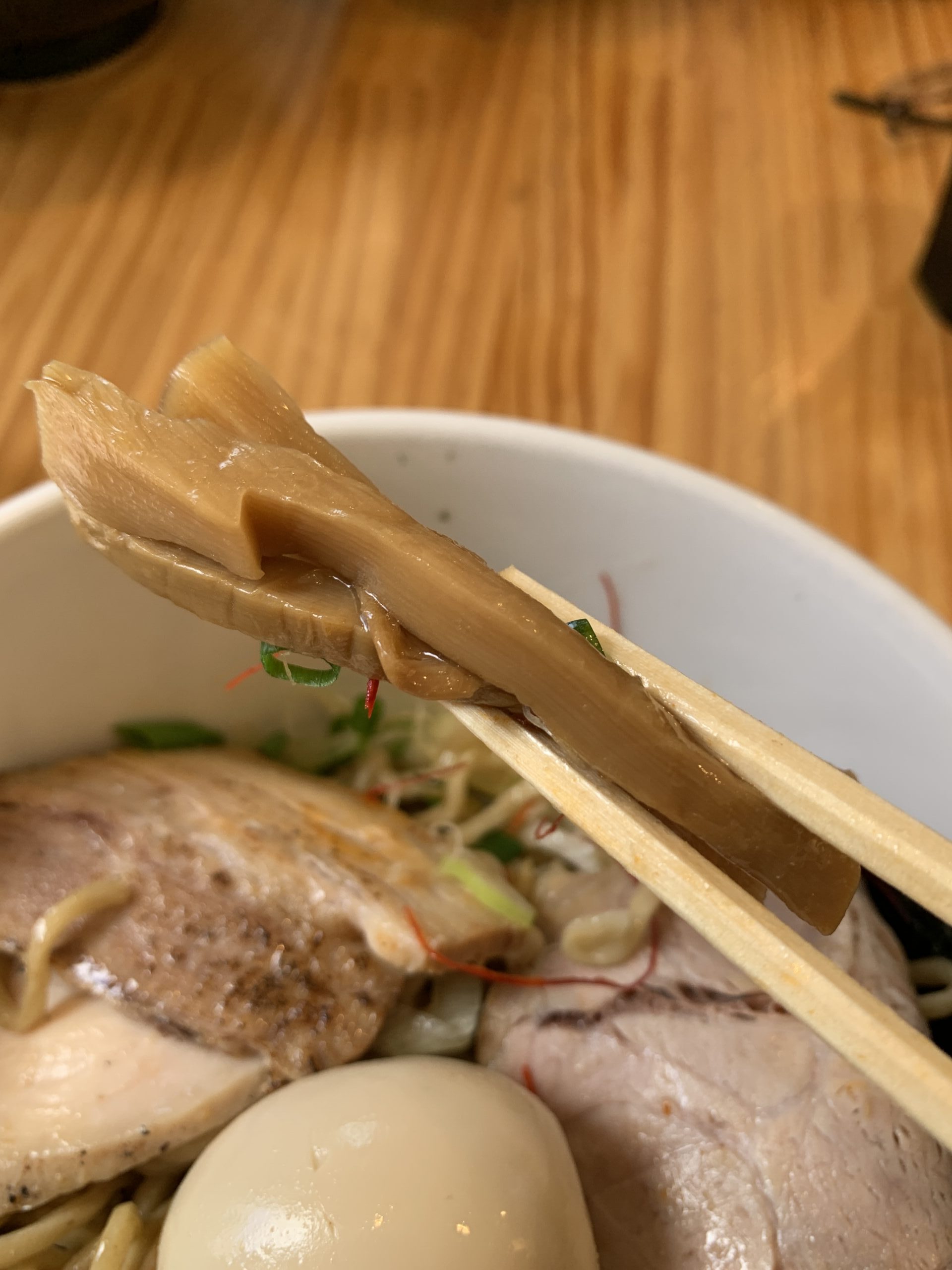 らぁ麺09。 メンマ