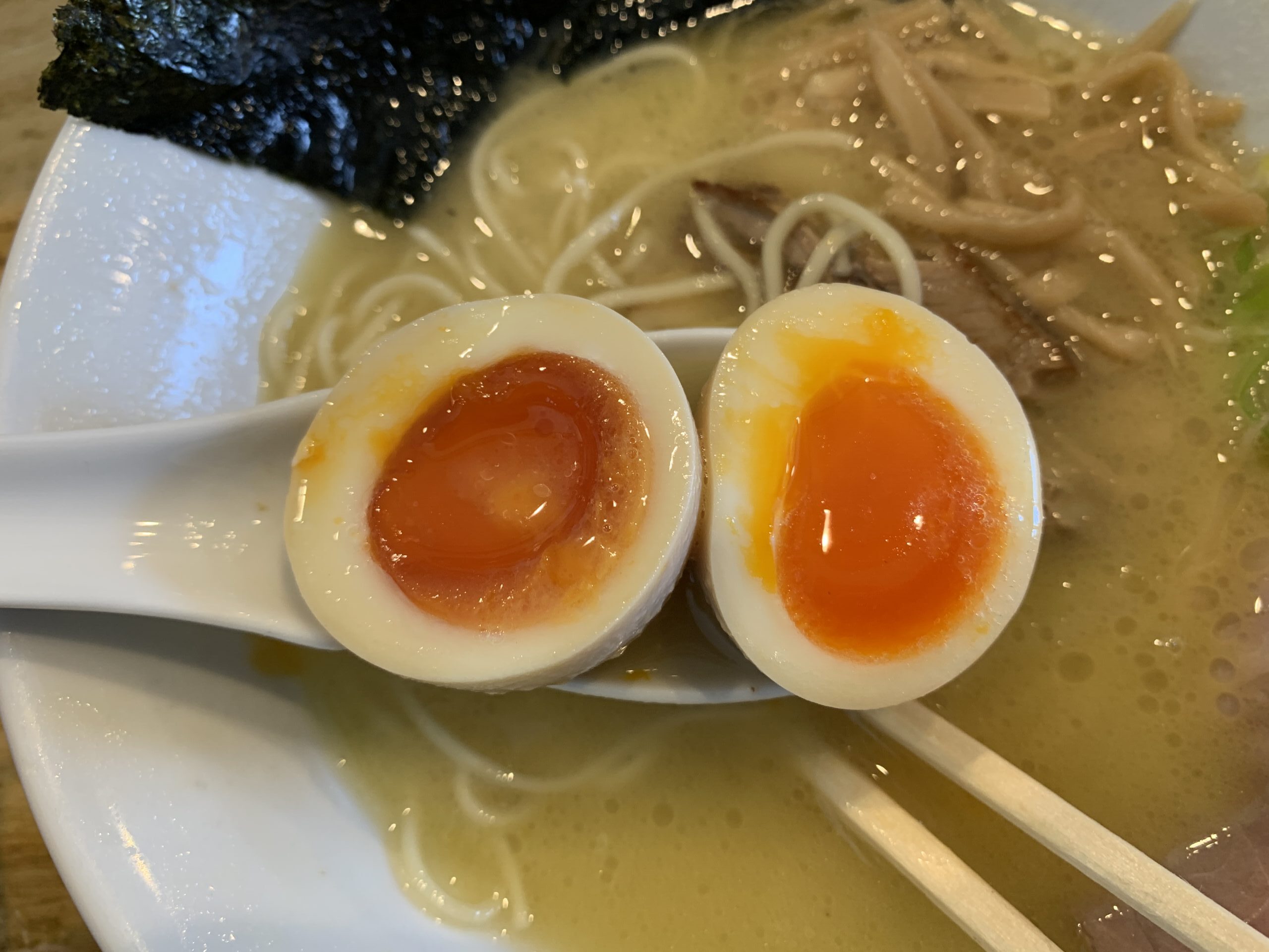 いちむらの濃厚鶏そば塩味玉