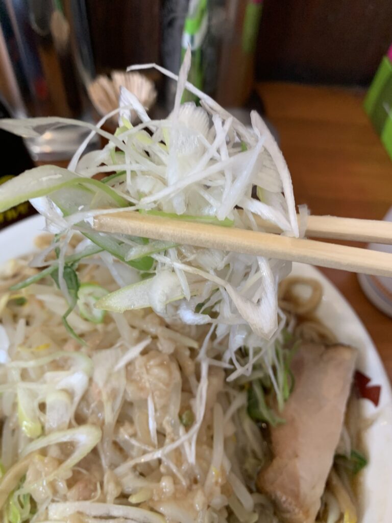 ラーメン金子 ラーメン ネギ