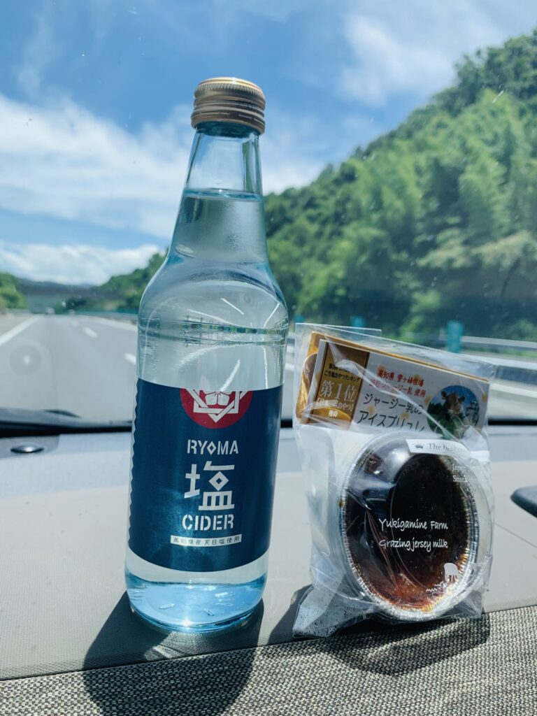 龍馬サイダー、ジャージー乳のアイスブリュレ