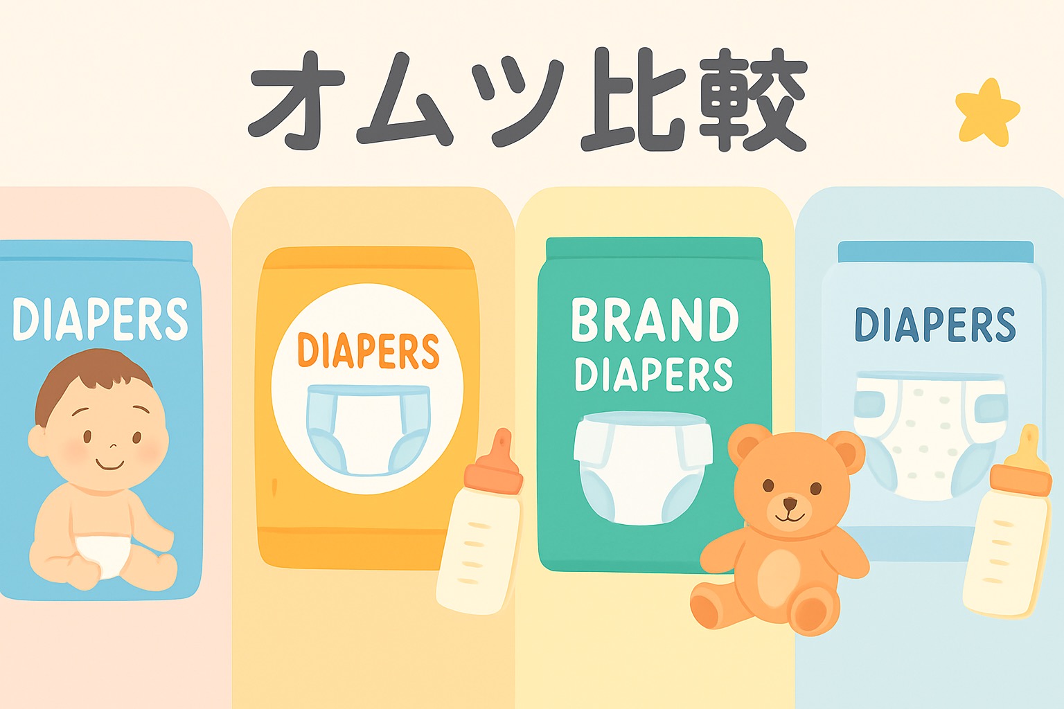 新生児おむつ人気おすすめ比較｜吸収力・肌触り・通気性・フィット感・コスパを徹底解説