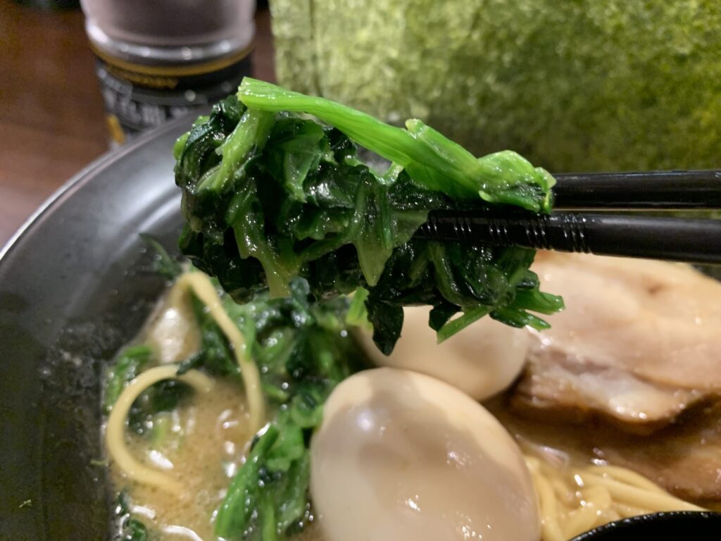 東海オンエア強制MAXラーメンほうれん草