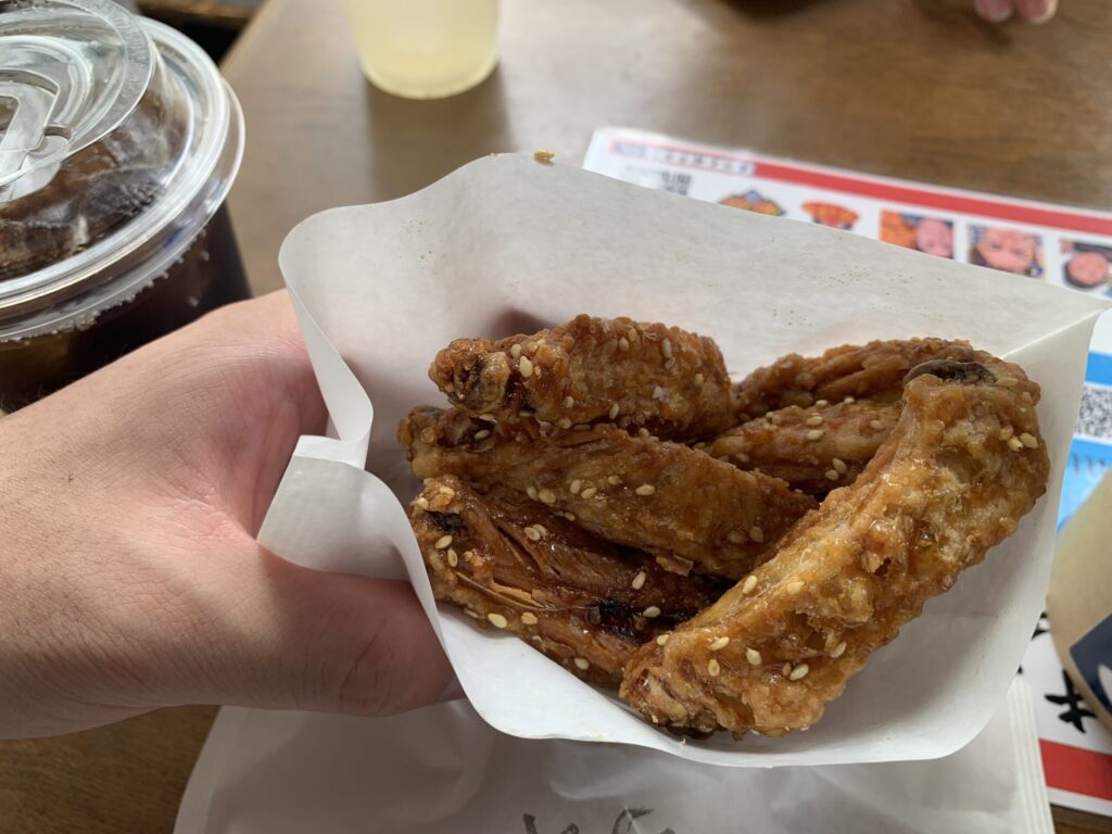 暴れん坊チキン冷手羽