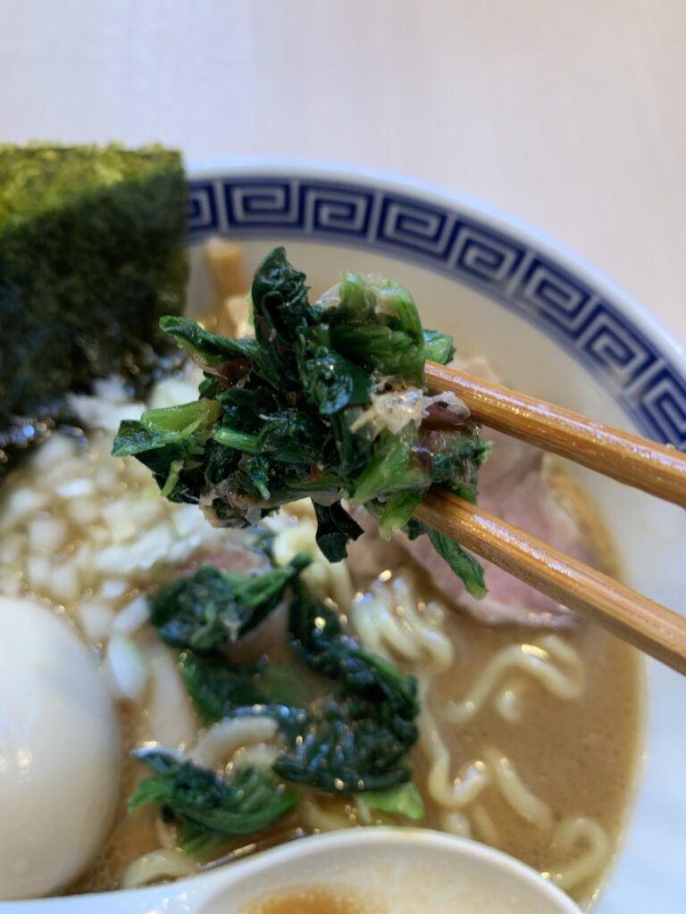 だし廊-BUSHI-味玉家廊 ほうれん草