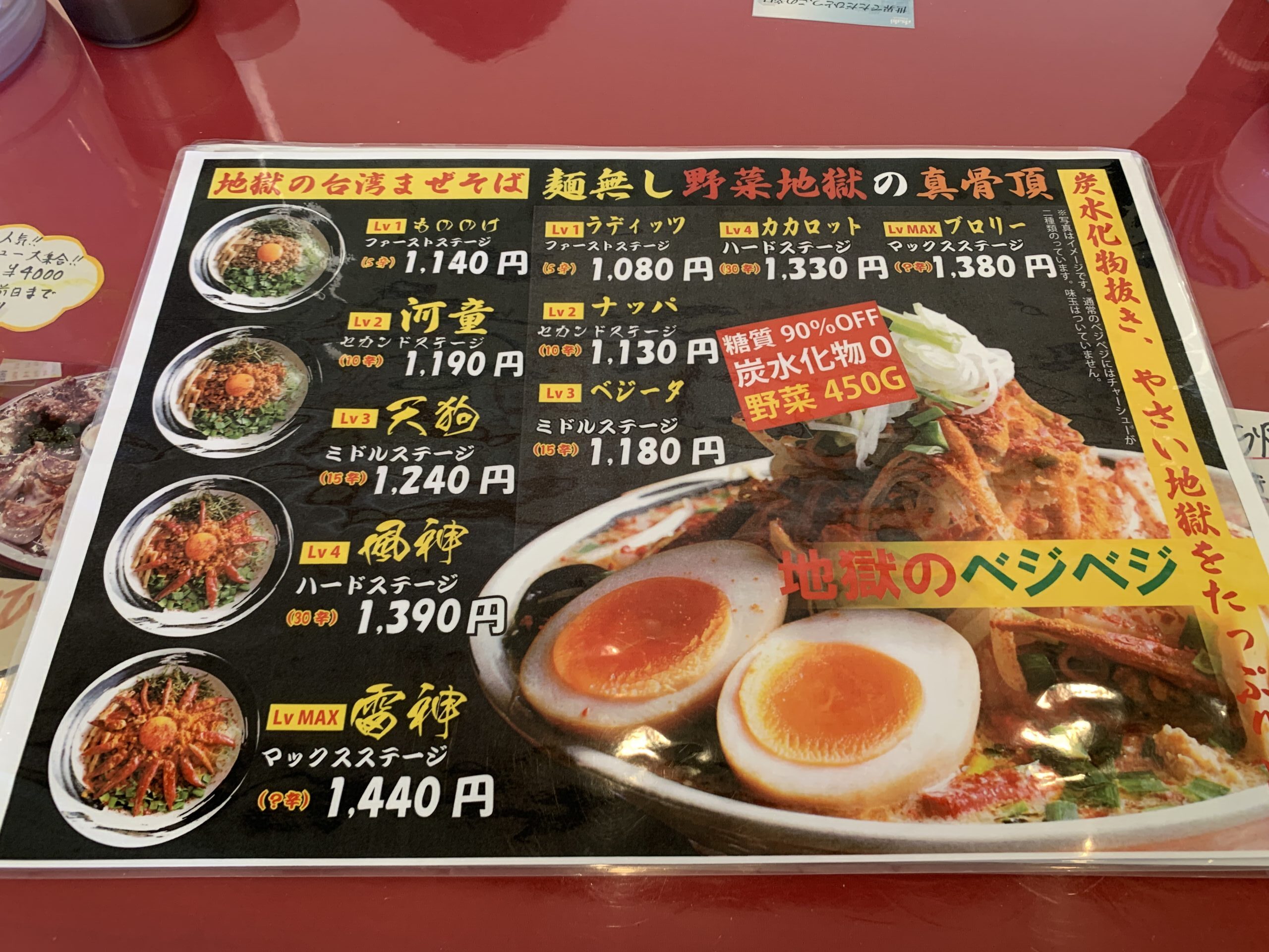 濃厚トロ味噌拉麺 ラーメンだいず村田町本店 メニュー