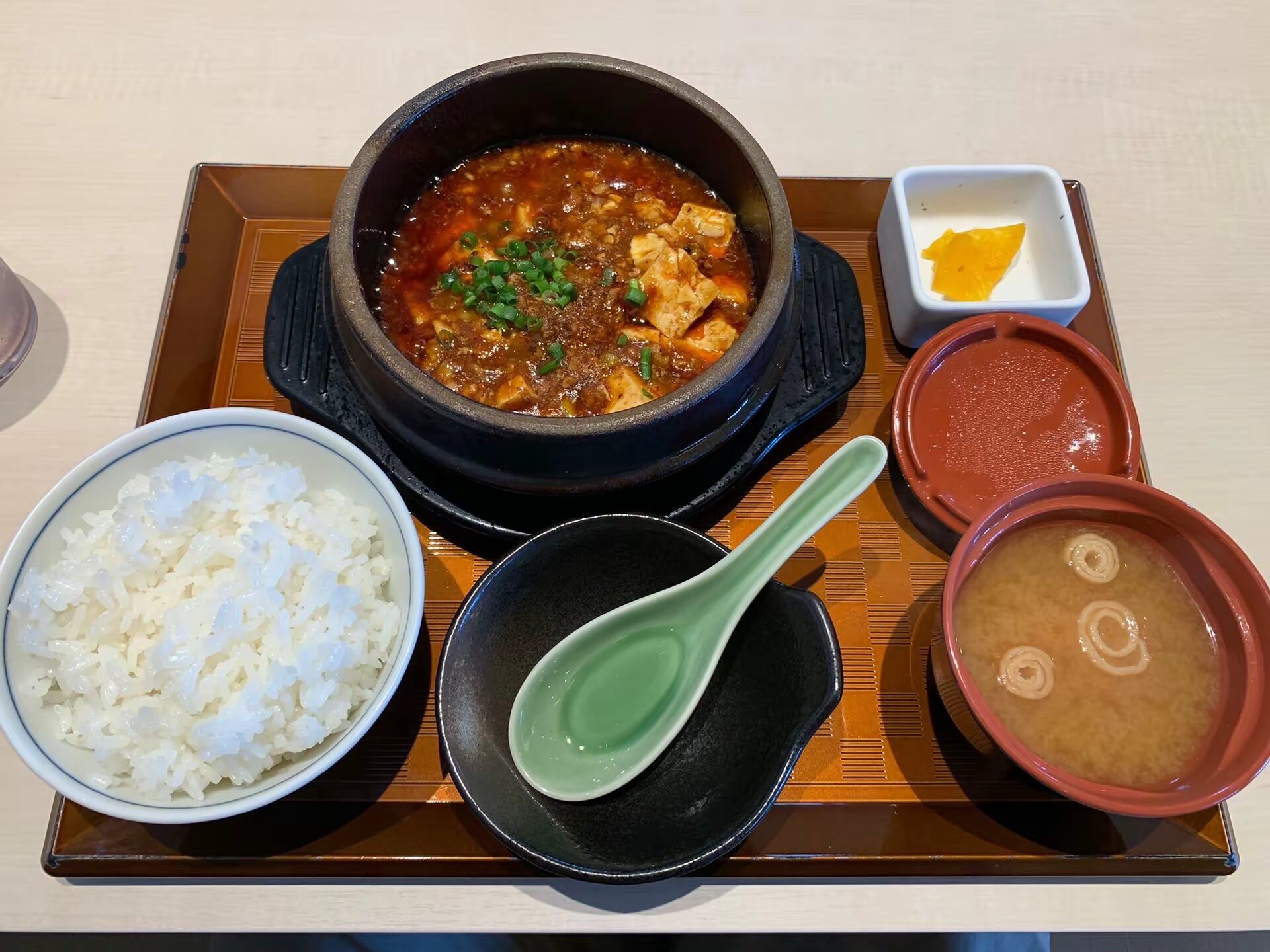 愛子天空の湯 そよぎの杜 四川風麻婆豆腐定食