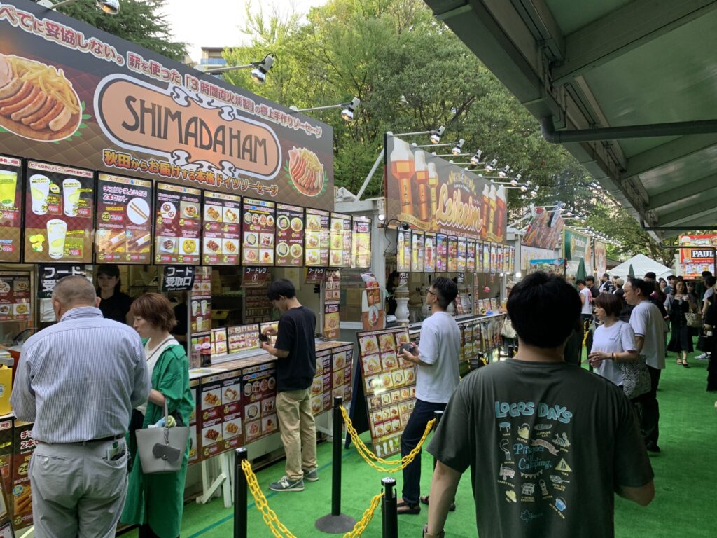 仙台オクトーバーフェスト2025 販売ブース